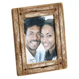 walther+ design walther design YA318W Bilder Wechselrahmen Papierformat: 20 x 18 cm Dupla 13x18 Holz Portrait weiss/natur, 13