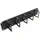 Roline 19-Zoll Rangierpanel 2 HE, 85x60mm schwarz