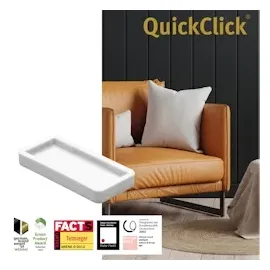 QuickClick Wagner QuickClick® Kunststoffgleiter Möbelgleiter Stuhlgleiter - 8er-Set Ersatzgleiter - Kunststoff Hyper - 32 x 15 mm für Basis 32 x 15 mm - Made in DE - 15791700