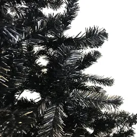 Mojawo Weihnachtsbaum inkl Ständer Schwarz 150 cm-DYW52201