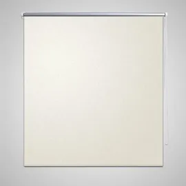 vidaXL Verdunklungsrollo 40 x 100 cm Creme