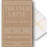 Interluxe Duftwachswürfel Duftwachsblock Duft Duftnote Duftrichtung Tee Chai Latte Duftwachs angenehm duftend Waxmelt 100% pflanzlich Wachs mit Duftöl