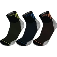 Odlo Socke "Ceramicool Q. 3-Pack" in Schwarz | Gr.: