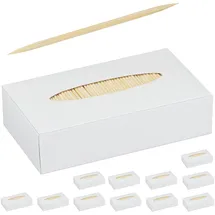 Relaxdays Zahnstocher 12000er Set