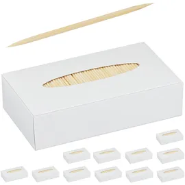 Relaxdays Zahnstocher 12000er Set