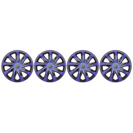 NRM KO251 Radzierblende Draco CS, Schwarz/Blau, 15 Zoll, 4er Set