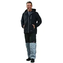 Wetter- und Kälteschutz-Softshelljacke Cube 3700 schwarz, Größe XS - schwarz - XS