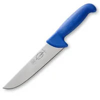 F.Dick F. DICK Blockmesser, Hackmesser ErgoGrip (Messer mit Klinge 18 cm, X55CrMo14 Stahl, nichtrostend, 56 HRC) 82348181, Blau