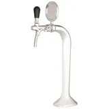 ich-zapfe Schanksäule Chrom 1-leitig, elegant, `Topp-Qualität!` (Paketpreis)