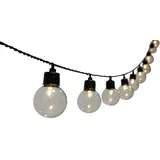 Dehner Solar-Lichterkette Ronda, Schwarz
