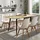 home collective Esstisch ausziehbar 120-160 x 75 x 80 cm Eiche hell