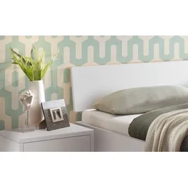 Hasena Forti 90 x 200 cm Fußhöhe 25 cm buche weiß