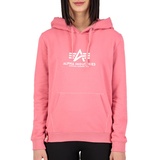 Alpha Industries New Basic Kapuzenpullover Coral Red S