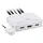 InLine KVM Switch, 2-fach, USB-C + HDMI zu HDMI, 4K, mit Audio, integr. Kabel