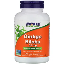 NOW Foods Ginkgo Biloba Kapseln 240 St.