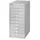 BISLEY MultiDrawer Schubladenschrank 27,9 x 38 x 59 cm grau