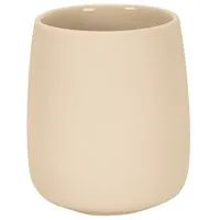 KLEINE WOLKE Zahnputzbecher ECLIPSE (LBH 8.60x8.60x10 cm) - beige
