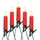 CLGarden Kerzenlichterkette LED 17 m Rot Warmweiß