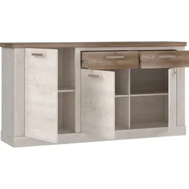 Forte Duro 172,2 x 90,3 x 41,3 cm Weiß / Antikeiche