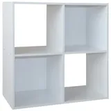 Hti-Living Thekla Standregal 60 x 60 x 4 cm Weiß