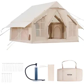 Vevor Aufblasbares Zelt 3 x 3 x 2,3 m beige