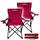 24move Campingstuhl Faltstuhl Rot 2 St.