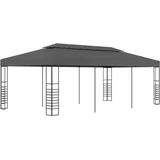 vidaXL Gartenpavillon 3 x 6 m anthrazit