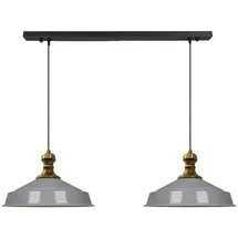 Bamyum Asletl-Knob 2-flg. 40 cm grau Metall