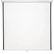 Tectake tectake® Beamer-Leinwand, ausziehbar, verschiedene Formate, Doppelschicht-Gewebetuch, faltenfrei