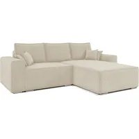 E-meubles Ecksofa mit Schlaffunktion und Bettkasten, Couch für Wohnzimmer,