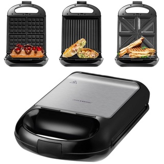 Steinborg 3in1 Sandwichmaker Kontaktgrill Waffeleisen 1200W