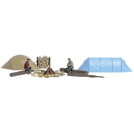 BUSCH Action-Set Wildcamping Bausatz 79823 H0