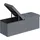 Songmics Sitzbank mit Stauraum Samt schiefergrau 38 x 110 x 38 cm