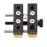 WALFRONT Mini-Schraubstock aus Legierung, Tischklemmen, Bohrmaschine, Handwerk, Reparaturwerkzeug, Schmuck, Gravur - Silber