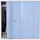 MCW Preston T829-6-H Aktenschrank 180 x 180 x 50 cm blau