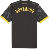 Puma Puma, Herren, Fussballtrikot, BVB Away Jersey Replica T-Shirt Unisex Black Größe 3XL