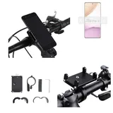 K-S-Trade Smartphone-Halterung für Vivo 400 Pro, (Handyhalterung das Fahrrad Halter Lenkstange Fahrradhalterung) schwarz