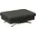 flexlux Pouf Glow Sitzhocker Leder 95 x 81 x 65 cm Grau