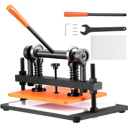 VEVOR Leder Stanzmaschine Manuelle Lederschneidemaschine 36 x 26 cm, Leder Prägemaschine 1,5 t Belastbare Leder-Stanzmaschine Geeignet für Leder, PVC/EVA-Schaumstoff, nicht Klebende Materialien