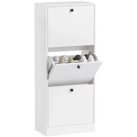 Homcom Schuhschrank Weiß