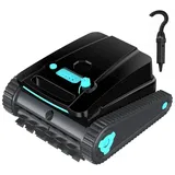 Poolroboter - H2 automatischer Poolsauger - Kabellos 5200 mAh Akku 120 Min Laufzeit - 200 m2 Reinigungsfläche - Reinigt Boden Wände Wasserlinie ...