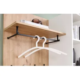 Garderobe Venlo 173 x 195 x 38 cm Weiß, Eiche