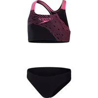 Speedo Kinder Bikini Girls Medley Logo 2PC, Black /
