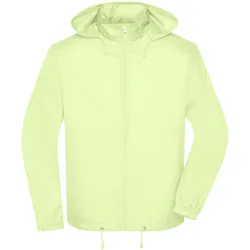 Herren Basic Windbreaker - Farbe neon, gelb - Größe XXL