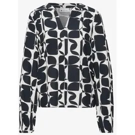 STREET ONE Gemustertes Shirt Blau 34