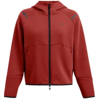 Under Armour Unstoppable Fleece Jacke - Earthen Orange Black