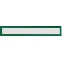 Magnetoplan magnetofix-Magnetrahmen Topsign, 5 Stück, grün, A4 quer/A3 hoch 319 x 52 mm