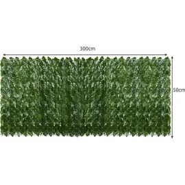 Awelco Windschutz 0,5 x 300 cm grün Kunststoff