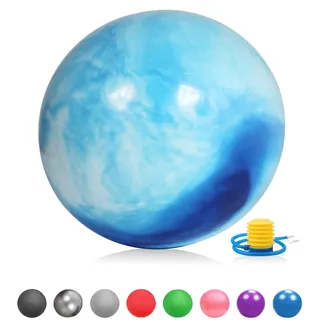 Glamexx24 Gymnastikball Pilates Ball 65cm Dick Anti-Burst Trainingsball, Soft Yoga Ball for Zuhause Büro Abdominal and Shoulder, Balance, Sport Training