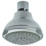 Daloual - 1x Design Duschkopf, Brause mit Antikalk-Düsen und Kugelgelenk, hochwertig verchromt, 1/2 Zoll